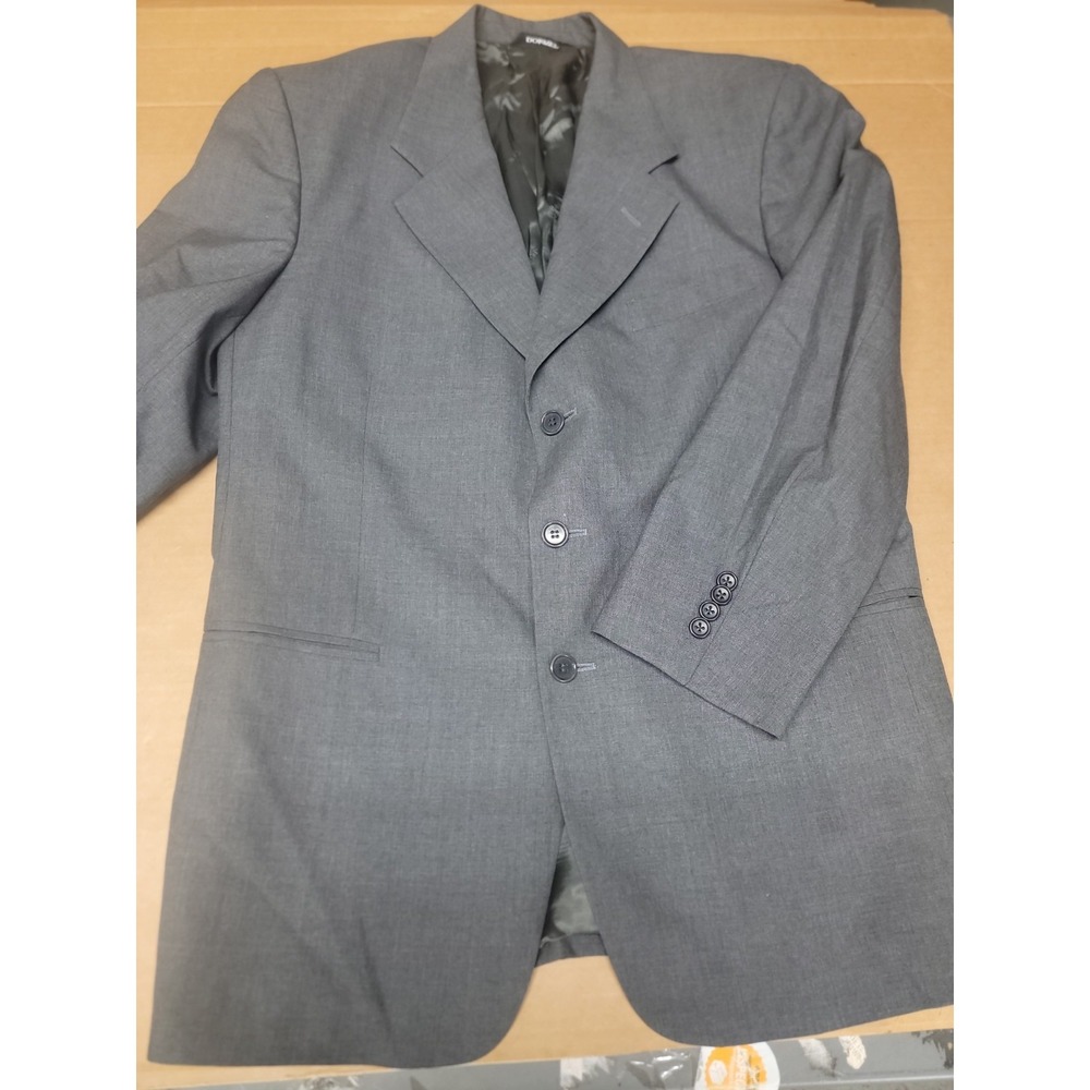 Dormel Vitale Barberis Super 120s Mens Gray Italy Suit 41 Blazer & Pants Nice!